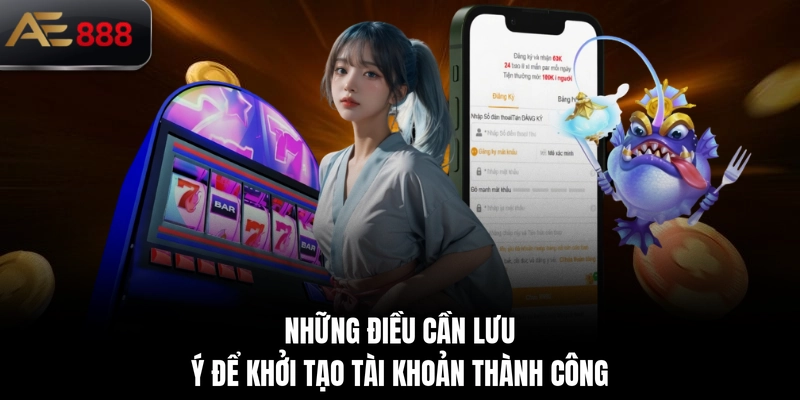 Những điều cần lưu ý để khởi tạo tài khoản thành công